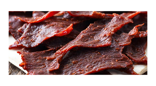 sliced spicy venison jerky