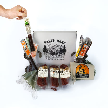 Wild Game and Beef Jerky Gift Basket: Jerky Lover's Dream